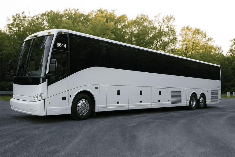 exterior of Hoover Coach Bus Service coach bus