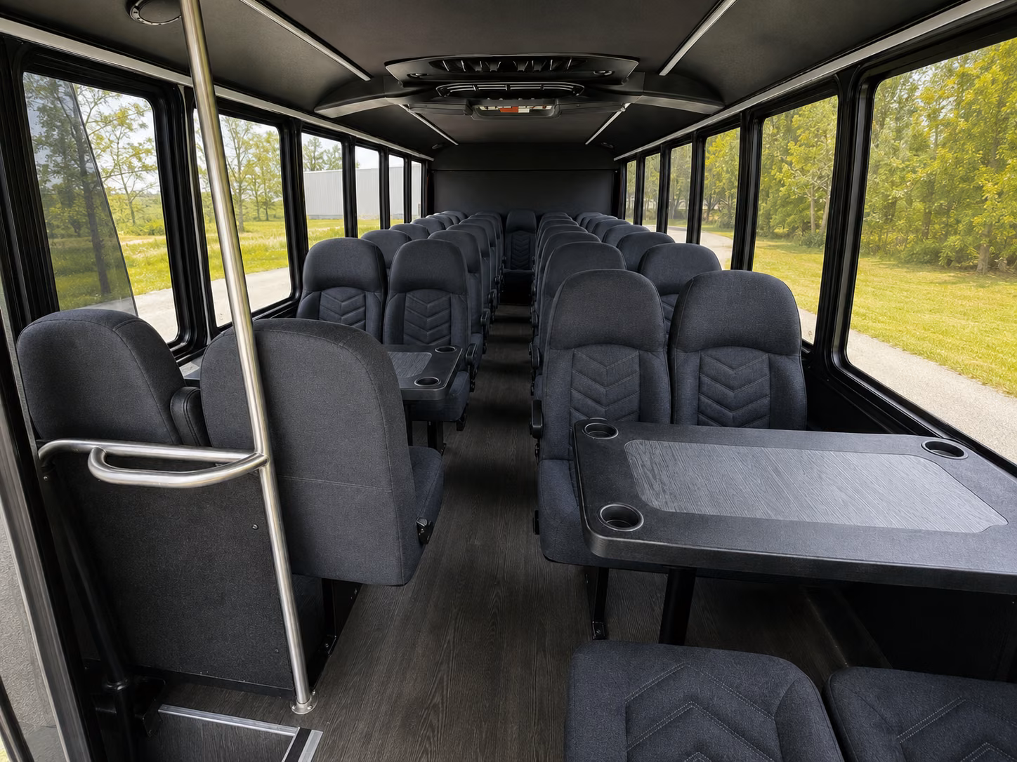 hoover 15 passenger minibus interior