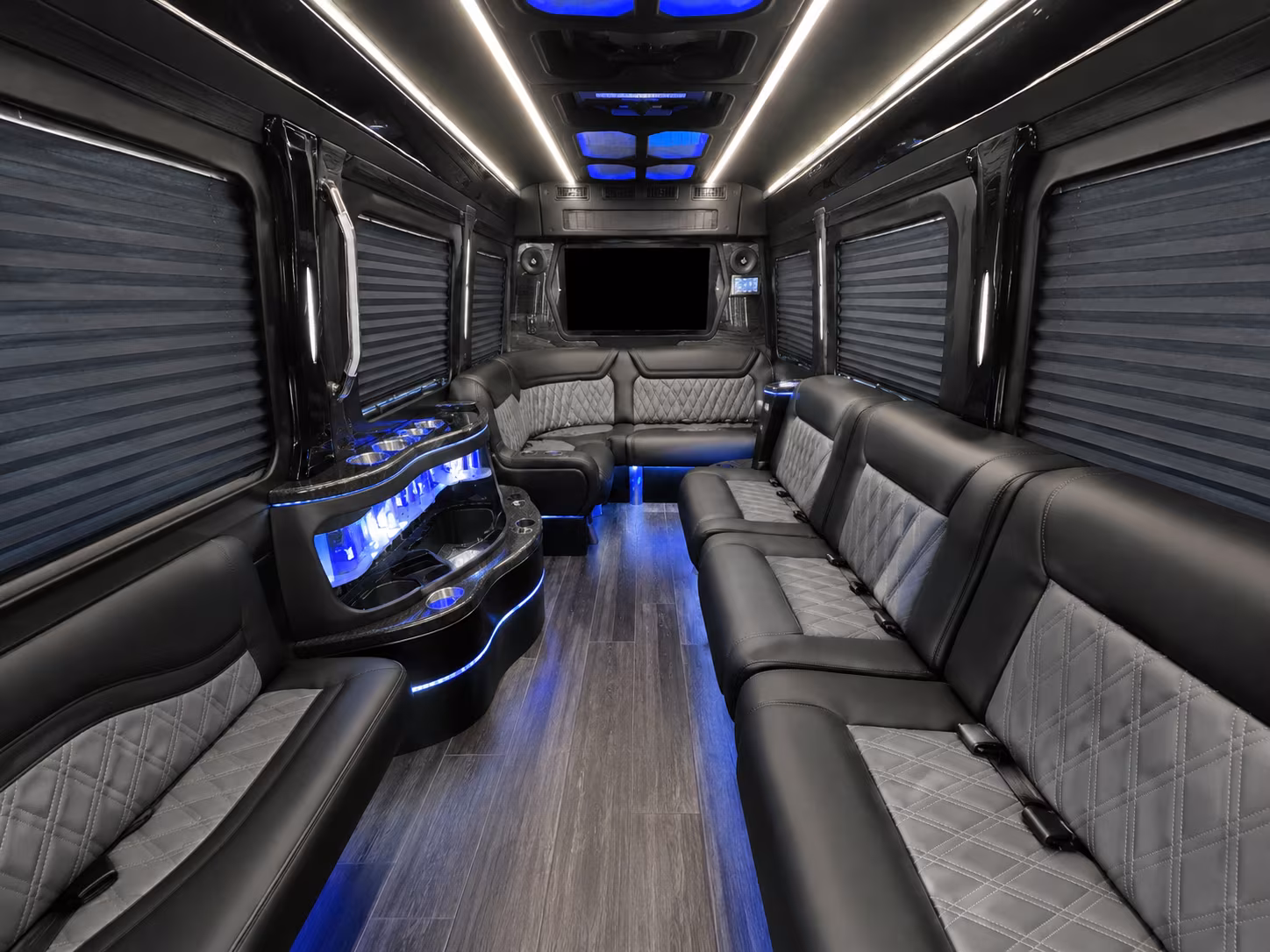 hoover 25 passenger party bus