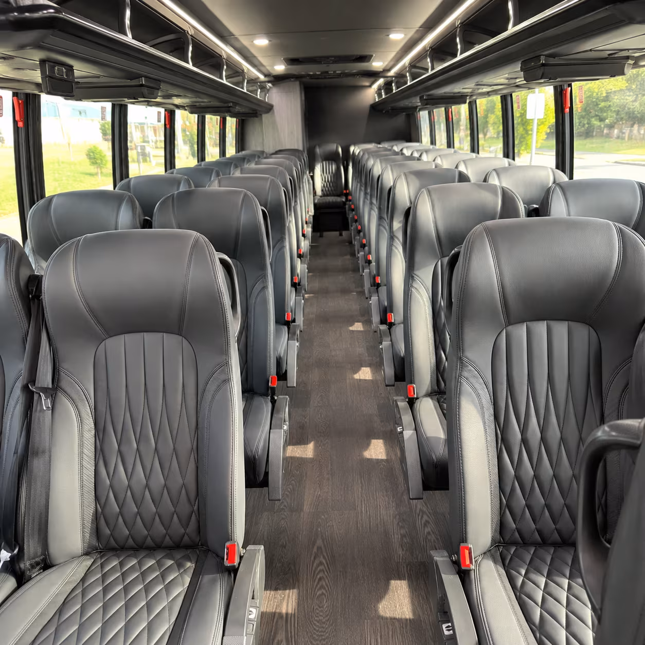 hoover 30 passenger minibus interior