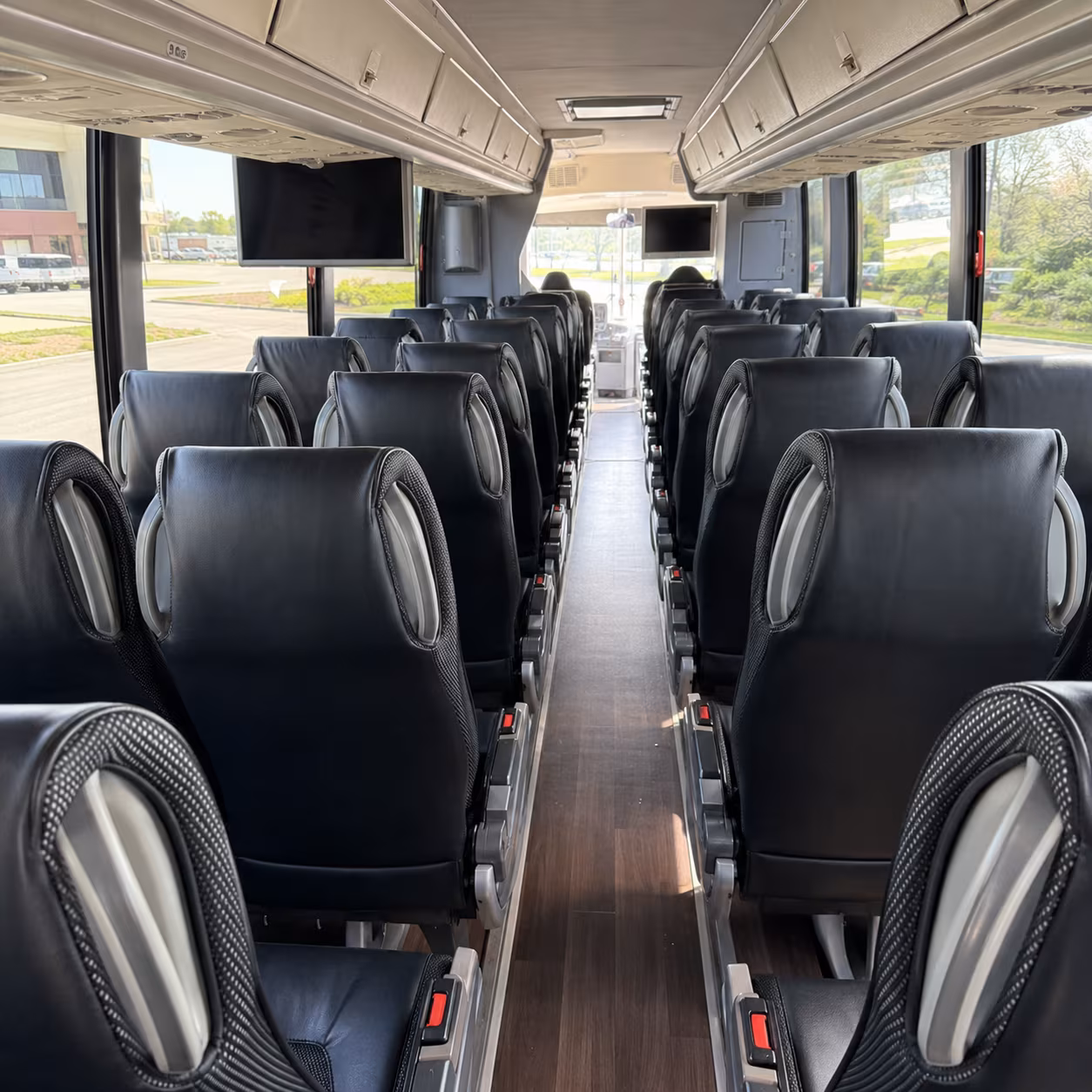hoover 56 passenger charter bus interior