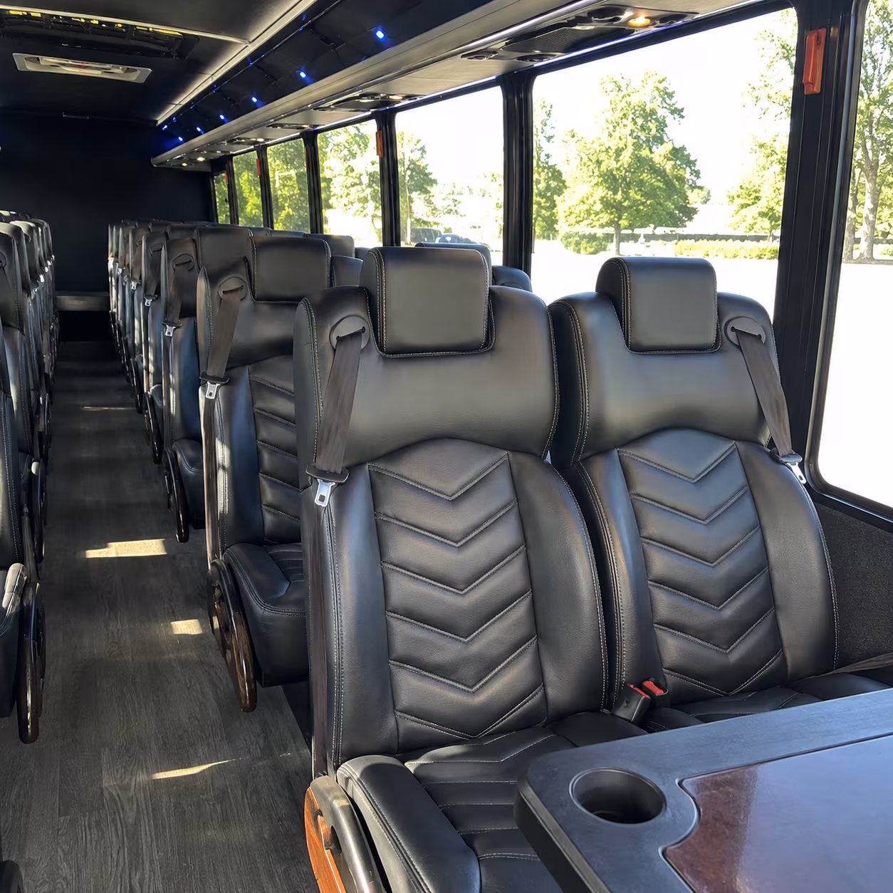 hoover employee transportation onboard seating