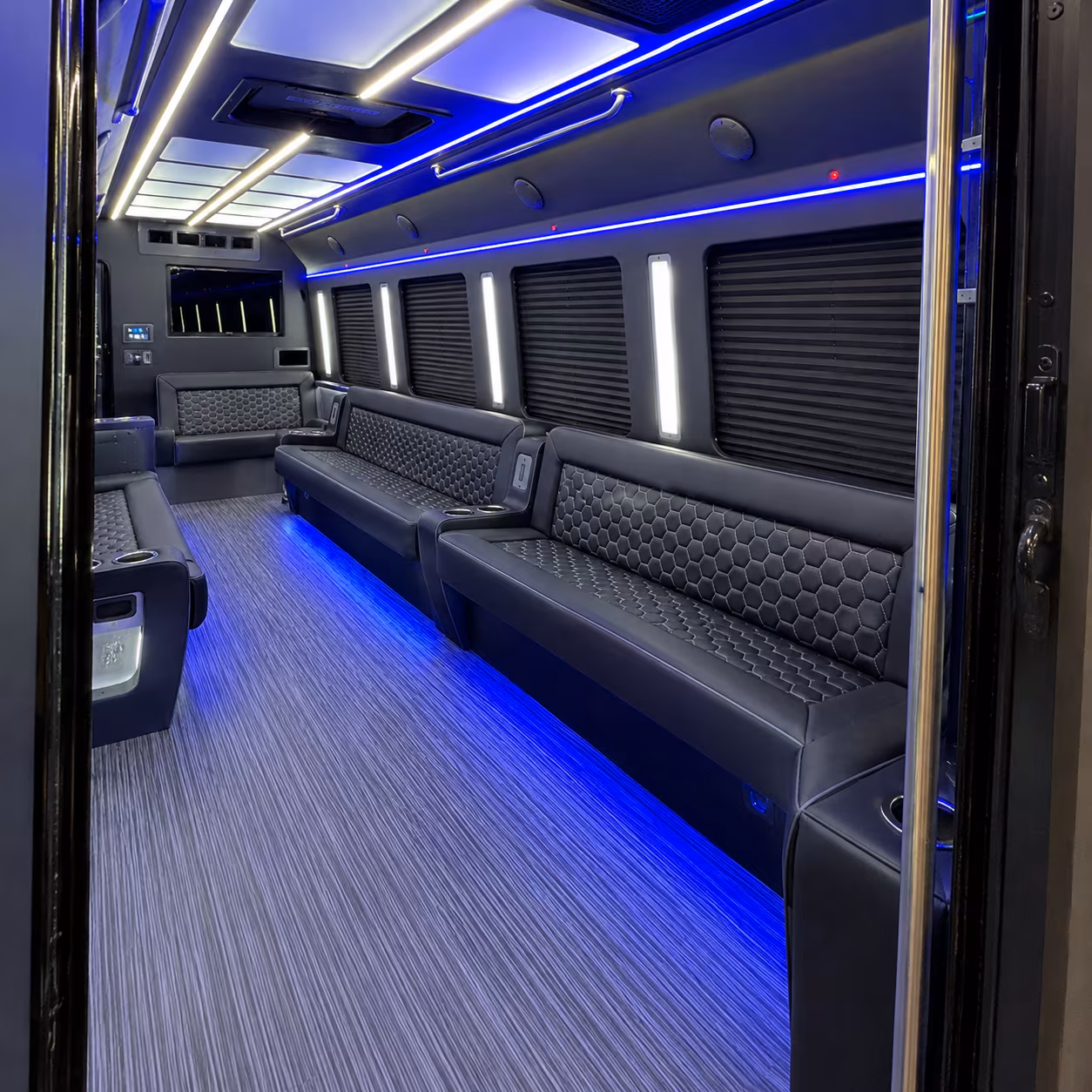 hoover party bus rentals inside