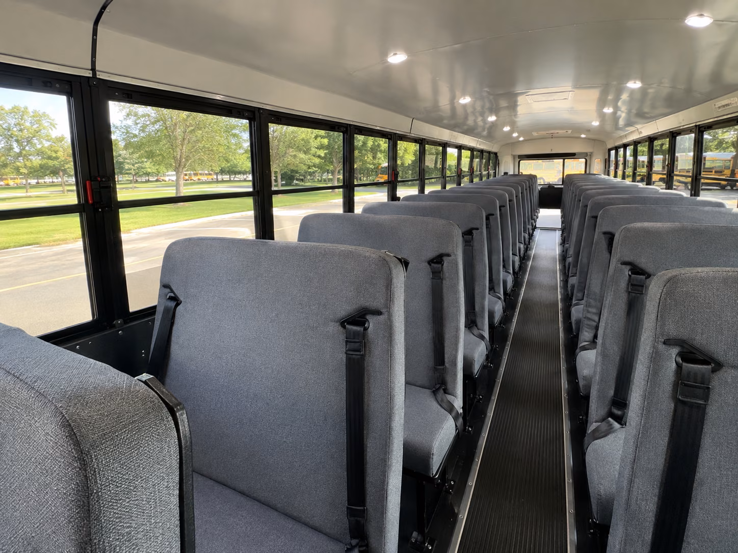 hoover school bus inside