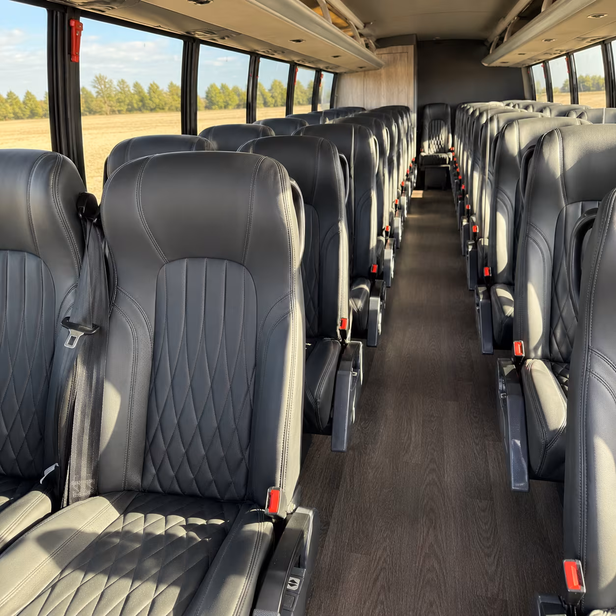 hoover school event transportation onboard seating