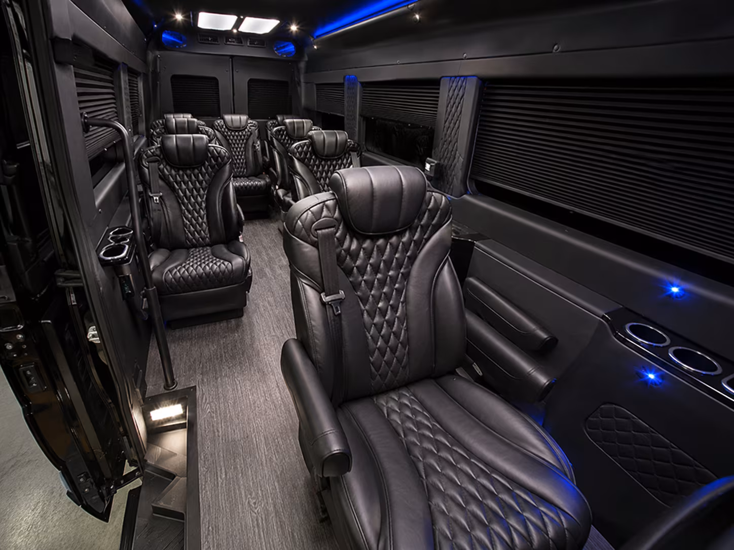 hoover sprinter van with driver inside